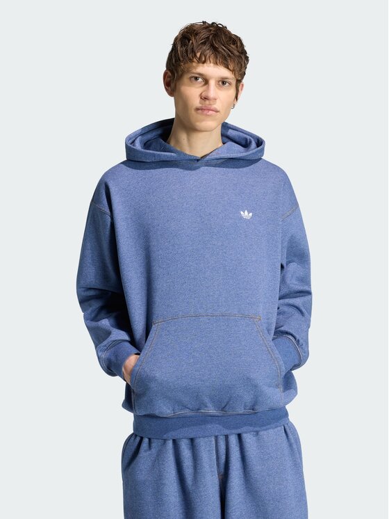 adidas adidas Bluza 165419 Niebieski jasny Loose Fit
