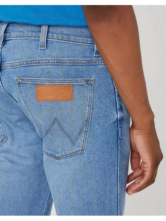 Wrangler Wrangler Jeansy BRYSON Niebieski Skinny Fit