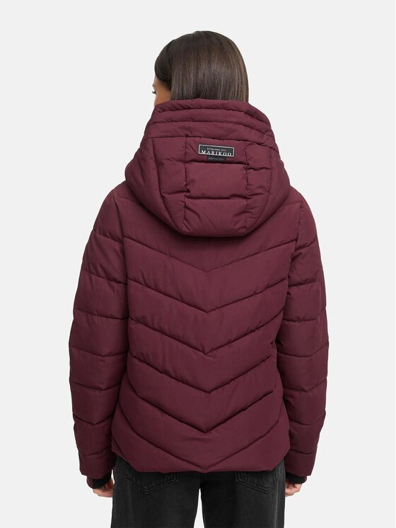 Marikoo Marikoo Kurtka zimowa Samuiaa XVI Bordowy Regular Fit