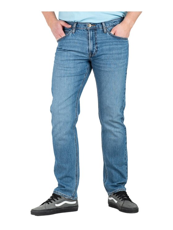 Lee Lee Jeansy 112356557 Niebieski Regular Fit