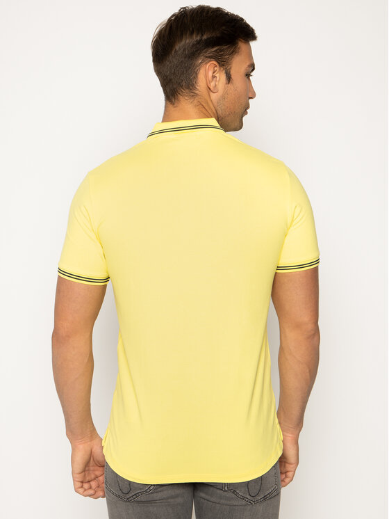 Emporio Armani Emporio Armani Polo särk 8N1F2B 1JPTZ 0255 Kollane Slim Fit