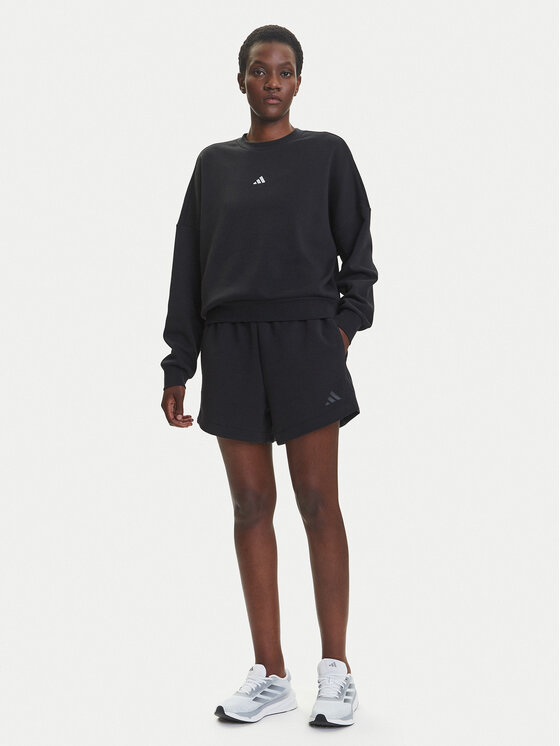 adidas adidas Sportske kratke hlače ALL SZN Soft Lux JM3751 Crna Loose Fit