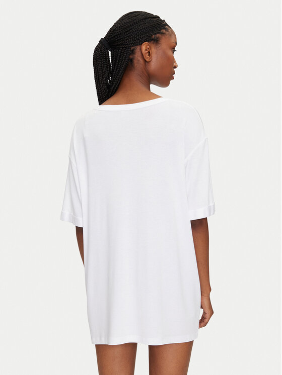 Guess Guess Tricou E5GI07 K68D2 Alb Regular Fit