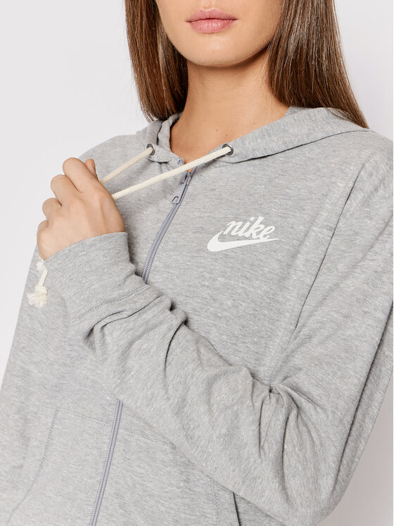 Nike Nike Džemperis ar kapuci Sportswear Gym Vintage CJ1694 Pelēks Loose Fit