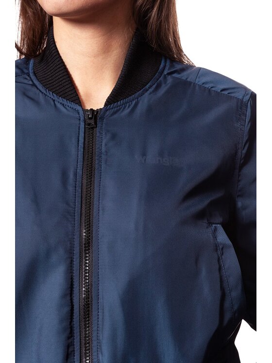 Wrangler Wrangler Kurtka przejściowa Bomber Niebieski Regular Fit