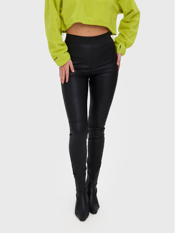 Női Műbőr nadrág Vero Moda, Méret: XS/30, Fekete, Storm 10270787
