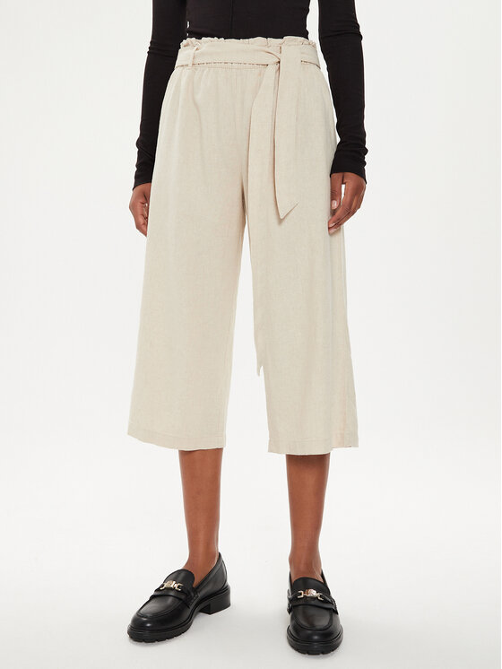 JDY Pantaloni culotte Say 15254627 Beige Loose Fit, taglia : 36