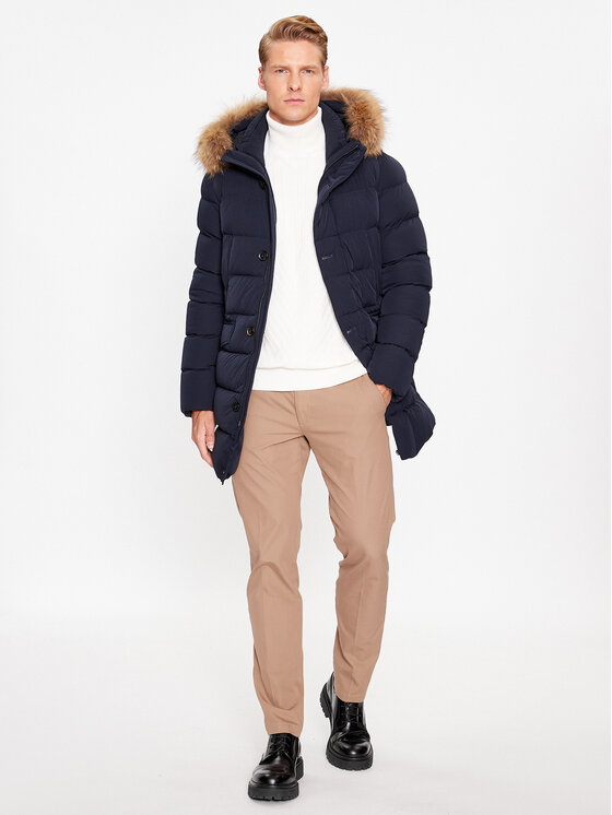 Hetregó Hetregó Daunenjacke Parker 8K436M 23WU07 Dunkelblau Regular Fit