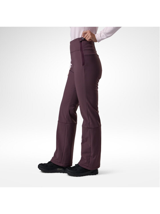 Rossignol Rossignol Spodnie narciarskie W Ski Softshell Pant Fioletowy Slim Fit