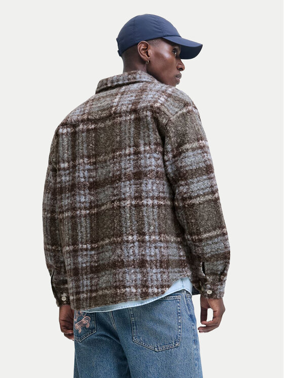 Jack & Jones Jack & Jones Πουκαμισοτζάκετ Denver 12293835 Καφέ Loose Fit