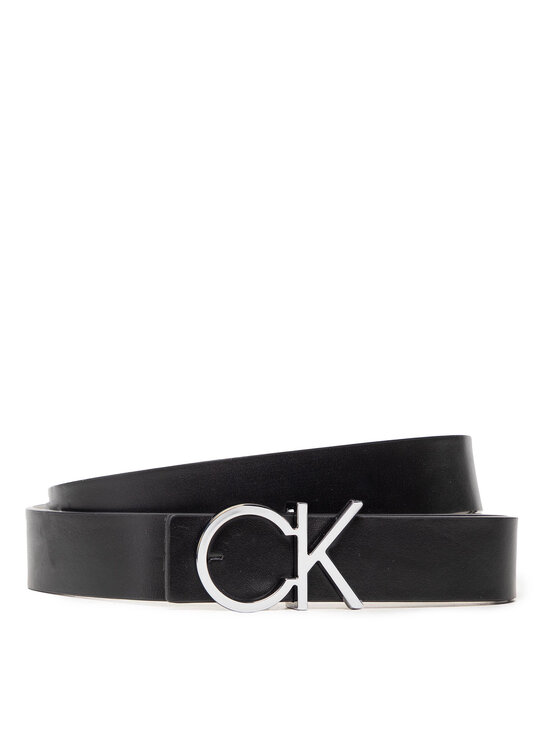 Calvin Klein Calvin Klein Dámsky opasok Re-Lock Ck Rev Belt 30Mm K60K609564 Čierna