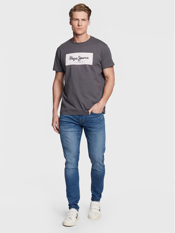 Pepe Jeans Pepe Jeans Jeansy Finsbury PM206321 Modrá Skinny Fit