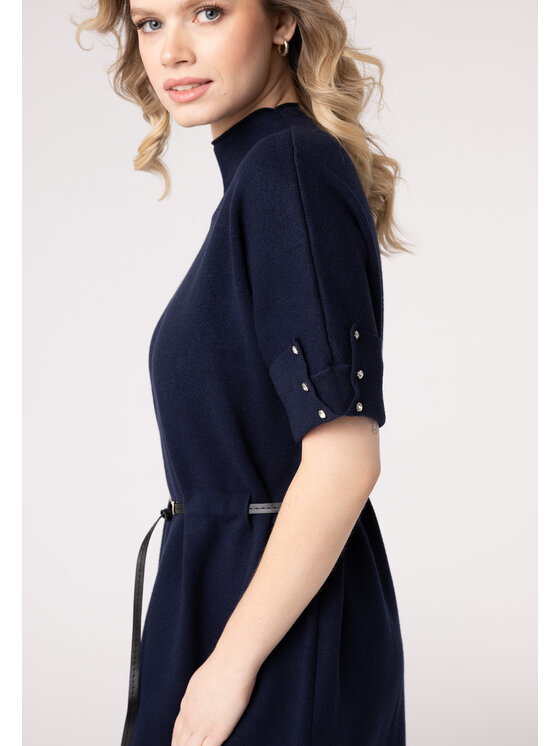 QUIOSQUE QUIOSQUE Každodenné šaty QUIOSQUE 4VL006802 Tmavomodrá Regular Fit