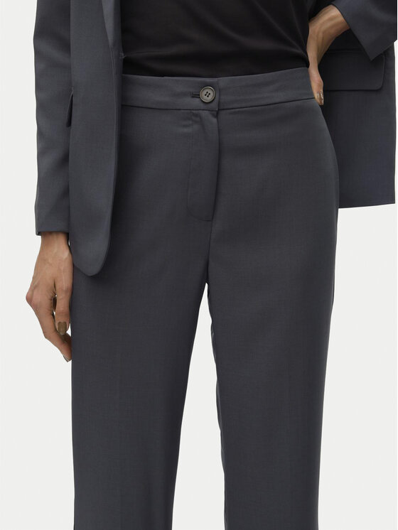 Vero Moda Vero Moda Hlače iz tkanine Rita 10301554 Siva Wide Leg