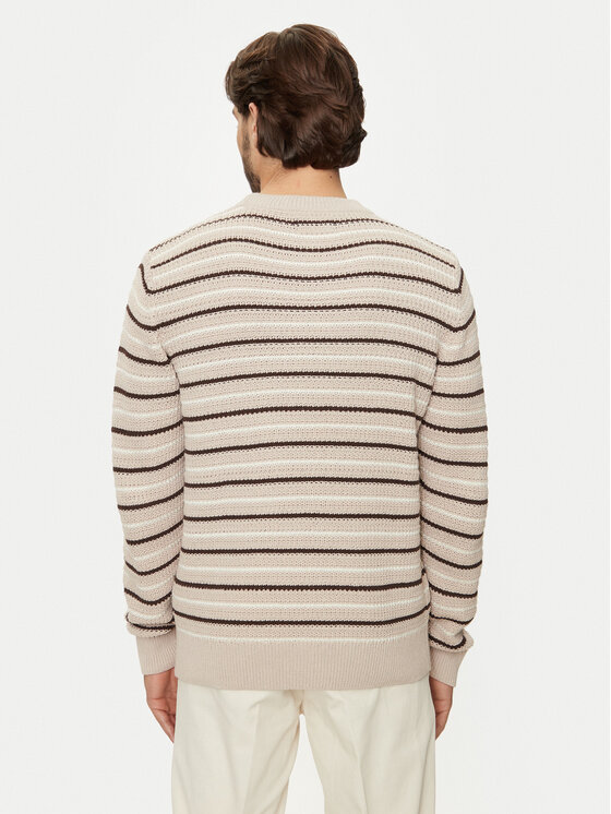 Jack&Jones Jack&Jones Sweter Bronx 12264080 Beżowy Regular Fit