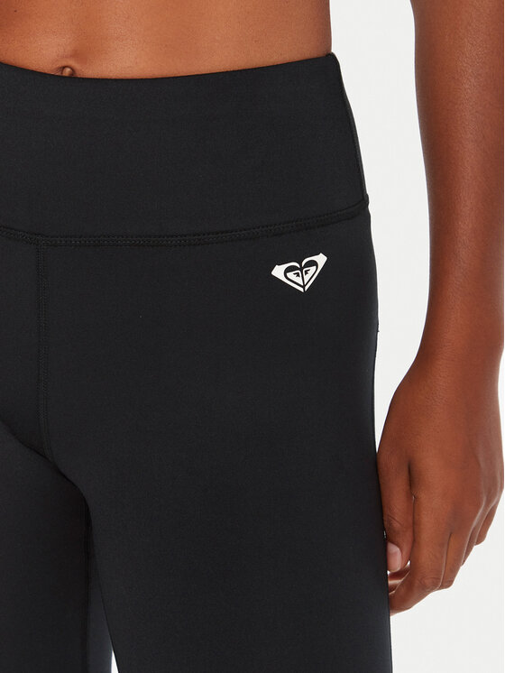 Roxy Roxy Colanți Everyday Flow ERJNP03676 Negru Slim Fit