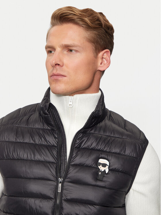 KARL LAGERFELD KARL LAGERFELD Kamizelka 505023 500590 Czarny Regular Fit