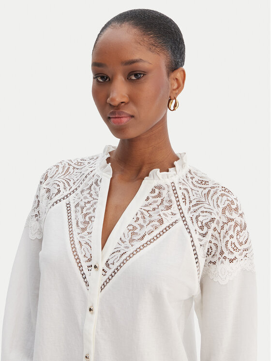 Morgan Morgan Krekls 261-TNICOLE Balts Regular Fit