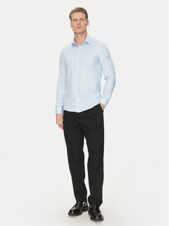 Calvin Klein Calvin Klein Koszula K10K114316 Niebieski Slim Fit