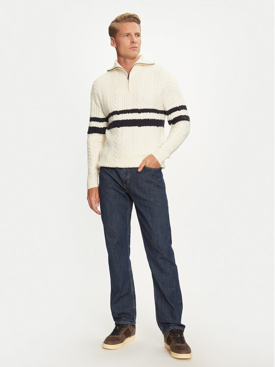 Guess Guess Sweter M4BR12 Z3HA2 Écru Regular Fit