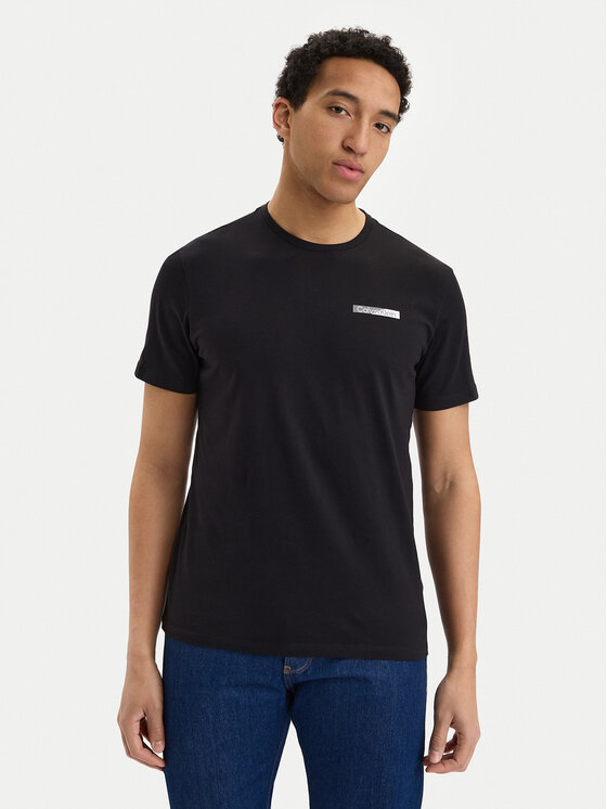 Calvin Klein Calvin Klein T-shirt SS 30s EU LV04LG810G Nero Slim Fit