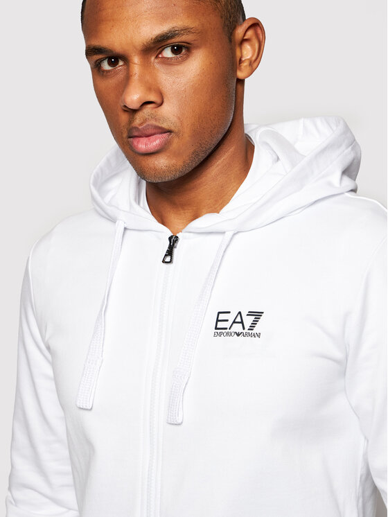 EA7 Emporio Armani EA7 Emporio Armani Mikina 8NPM03 PJ05Z 1100 Biela Regular Fit