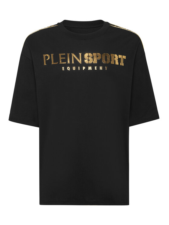 Plein Sport Plein Sport T-Shirt 24103 Czarny Regular Fit