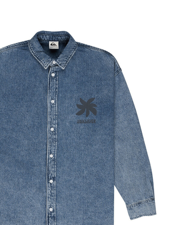 Quiksilver Quiksilver Teksasärk Rahmat  EQWWT03150 Sinine Regular Fit
