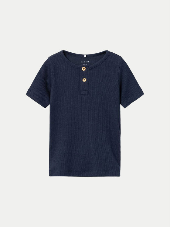 NAME IT Tričko 13203743 Tmavomodrá Regular Fit