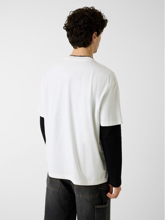 Guess Guess T-Shirt 183251 Bílá Classic Fit