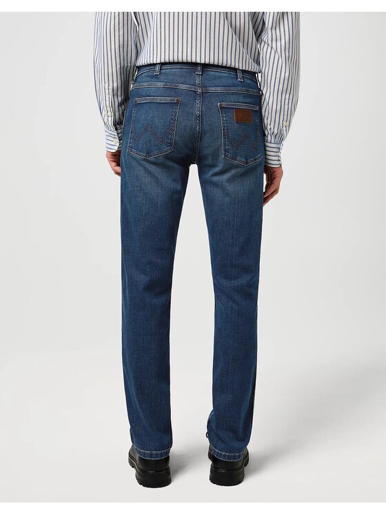 Wrangler Wrangler Jeansy GREENSBORO Niebieski Straight Fit