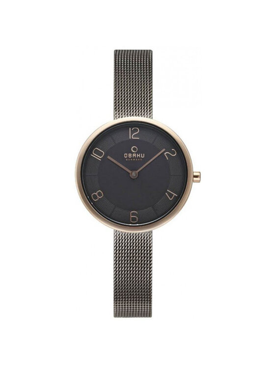 Obaku Obaku Hodinky V195LXVJMJ Sivá