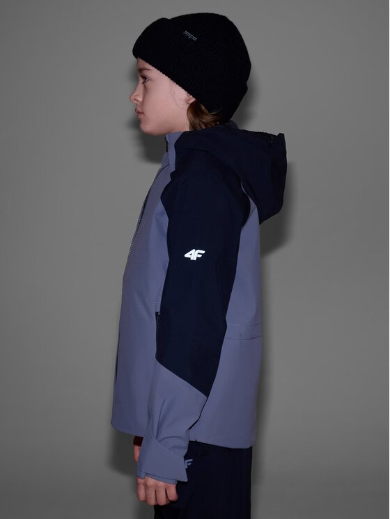 4F 4F Kurtka outdoor 4FJWSS25TTJAM681-24S Szary Regular Fit