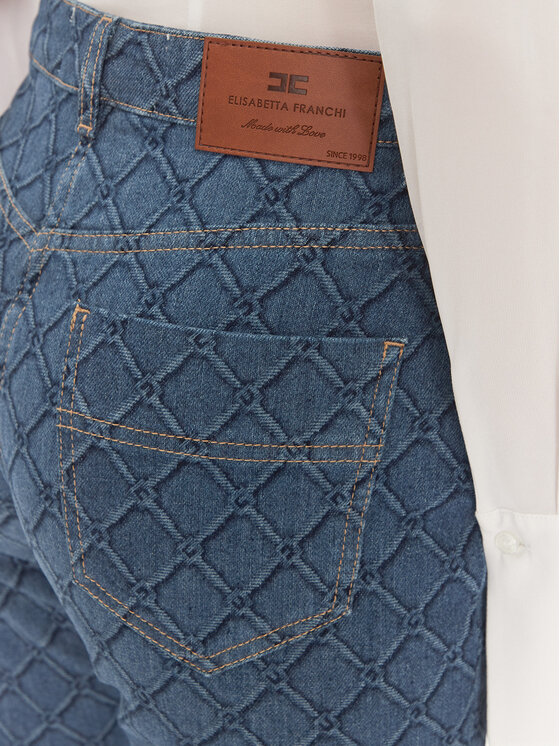Elisabetta Franchi Elisabetta Franchi Jeans PJ-95N-51E2-V400 Blu scuro Regular Fit
