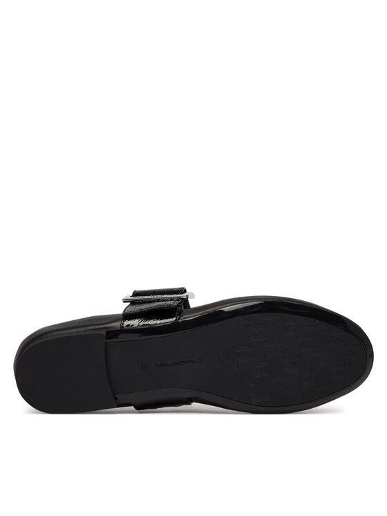 KARL LAGERFELD KARL LAGERFELD Baleriny Karo KL40126 Czarny
