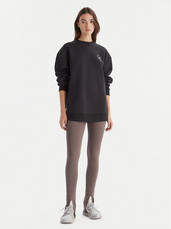adidas by Stella McCartney adidas by Stella McCartney Mikina IW6321 Čierna Loose Fit