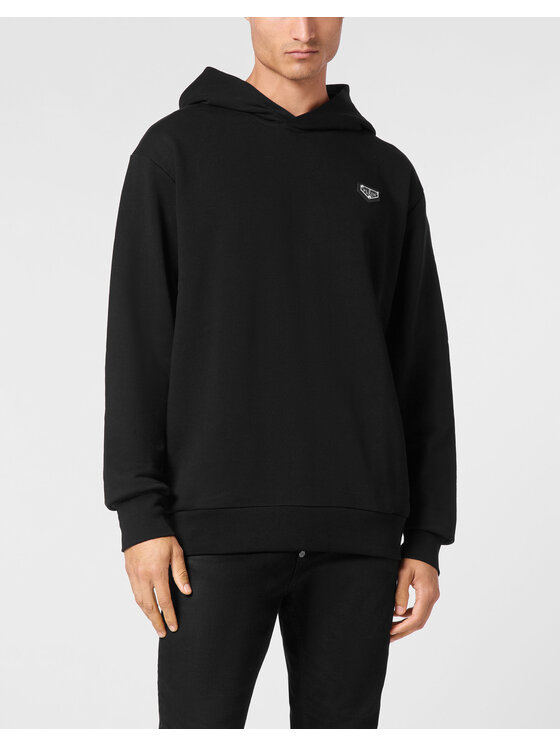 PHILIPP PLEIN PHILIPP PLEIN Mikina 9441 Čierna Regular Fit