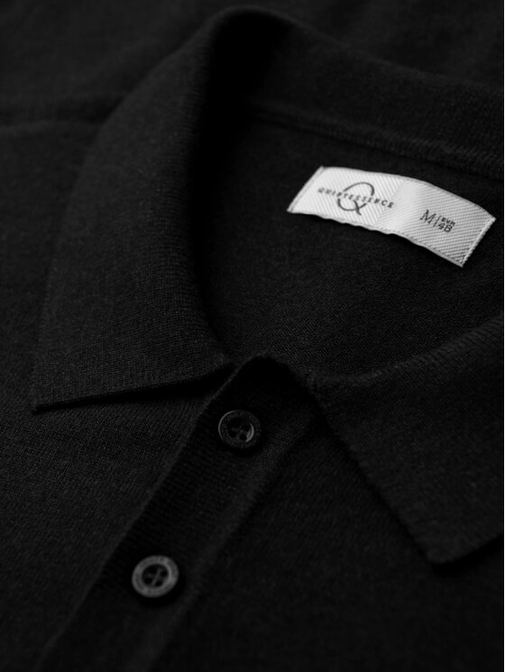 Ombre Ombre Polokošile OM-POLS-0151 Černá Regular Fit