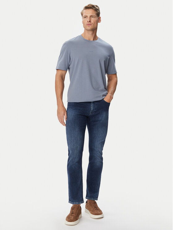 BOSS BOSS Тишърт 50473278 Син Regular Fit