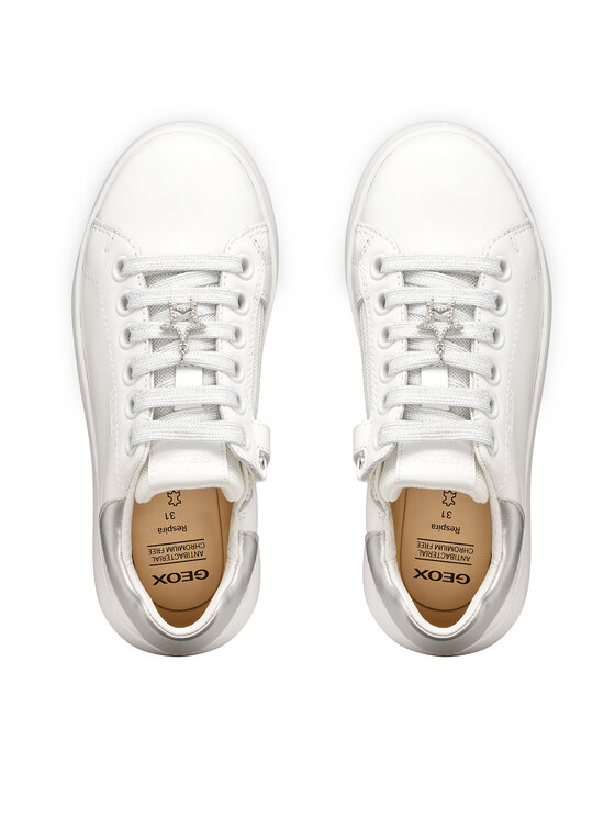 Geox Geox Sportcipők J Puffypop Girl J65MRA 00085 C0007 S Fehér