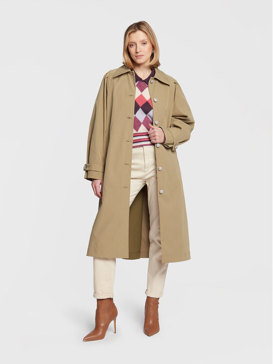 Custommade Custommade Trencis Flora 999502828 Zaļš Regular Fit