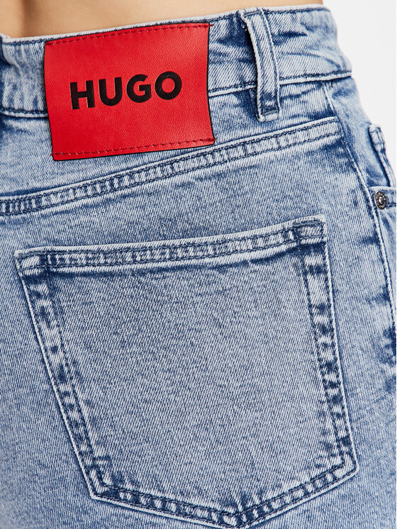 HUGO Hugo Džínsy 50485811 Modrá Relaxed Fit