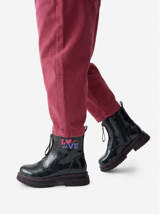 DeeZee DeeZee Polokozačky CEO-CM241210-19 Černá