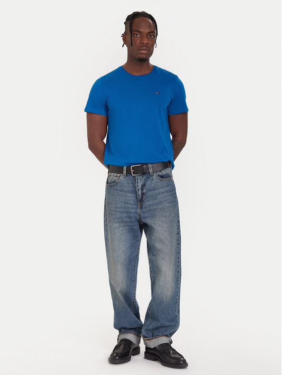 Tommy Jeans Tommy Jeans Marškinėliai DM0DM04411 Mėlyna Regular Fit