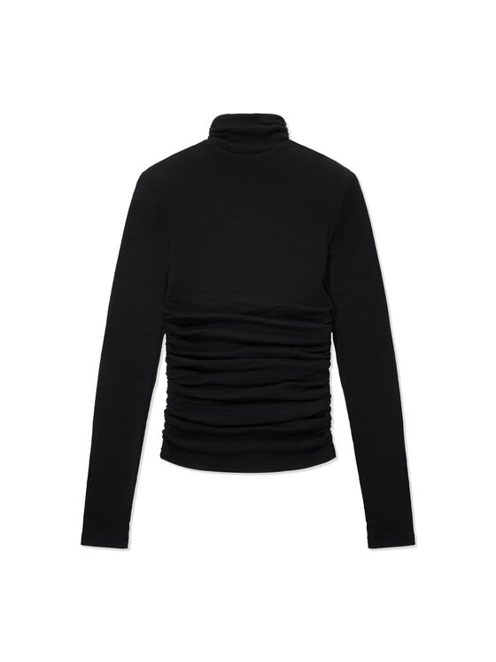 La Mania La Mania Longsleeve ESME Nero Classic Fit