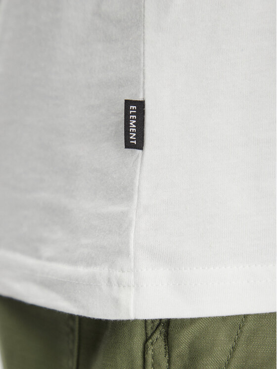 Element Element Tricou ELYZT00496 Alb Regular Fit
