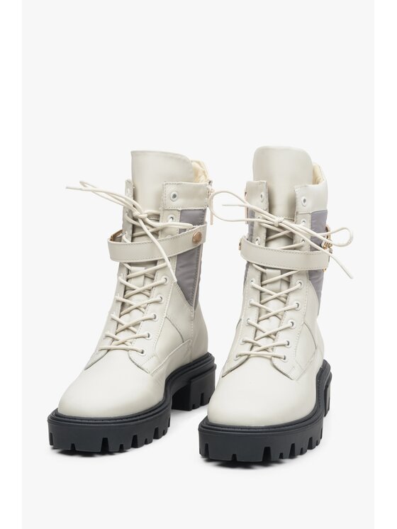 Estro Estro Μποτάκια ER00113502 Μπεζ