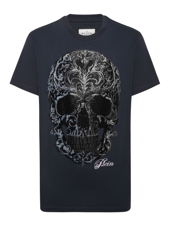 PHILIPP PLEIN PHILIPP PLEIN T-shirt 27109 Blu scuro Regular Fit