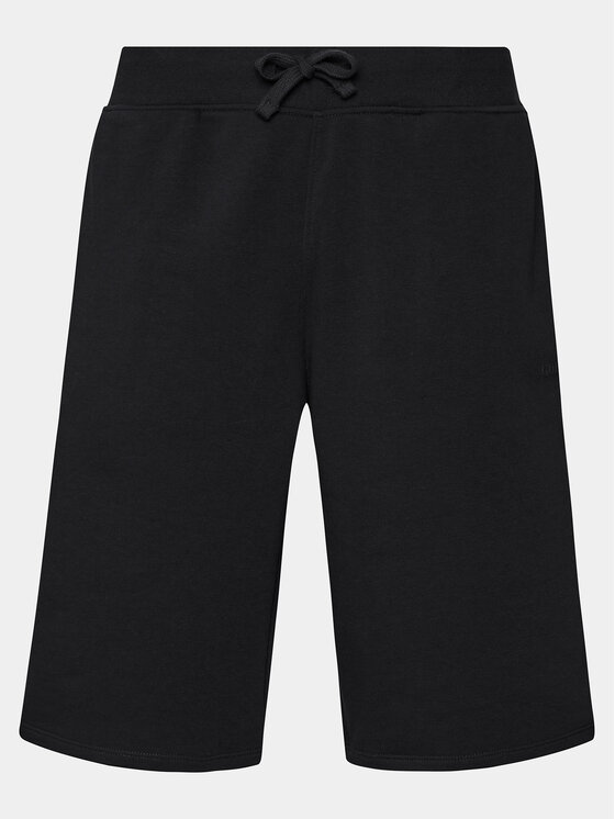 Guess Guess Kratke hlače iz tkanine Clovis M4GD10 KBK32 Črna Loose Fit