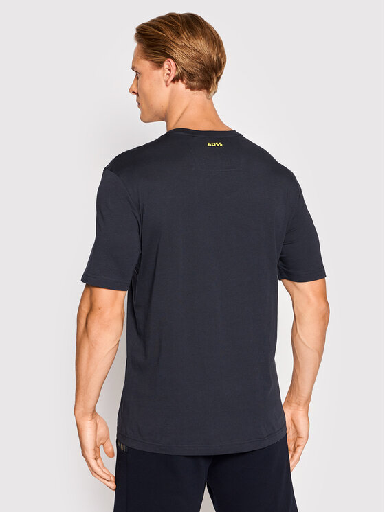 T-shirt 50472399 Blu scuro Regular Fit